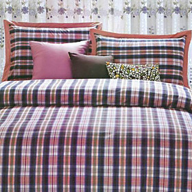 Copenhagen Plaid Twin / Queen / King 3-Piece Duvet Cover Set
