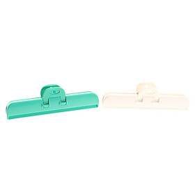 16cm Freshness Retain Bag Box Strong Clip (2-Pack, Random Color)