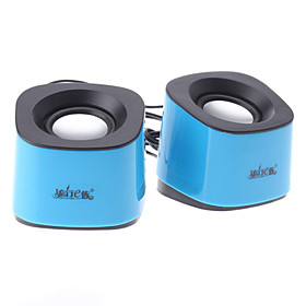 A2-QQ Blue Wired USB 2.0 Portable Digital Speaker For PC/Notebook/MP4/Mobile Phone