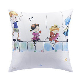 Cartoon Kids Polyester Decorative Pillow Cover