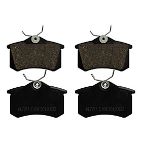 Rear Ceramic Brake Pad Set for Audi A4, Audi A6, Audi A8, Audi S4, Audi S6, Audi TT