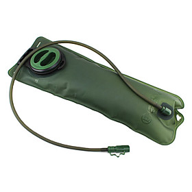 Green TPU Outdoor Water Bag with 100cm Hosepipe (3L)