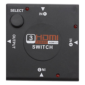 3 to 1 HDMI Switcher for PS3/Xbox360/PC