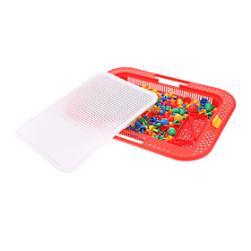 Multicolor Mix Match Puzzle Game Creative Pin Board for Kids (256pcs)
