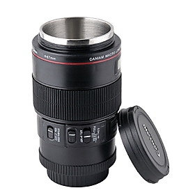 Novelty Simulation Cannon EF 100mm Camera Lens Style Mug Cup