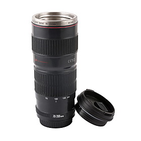 Novelty Simulation 1:1 Canon EF 70-200mm Camera Lens Style Mug Cup