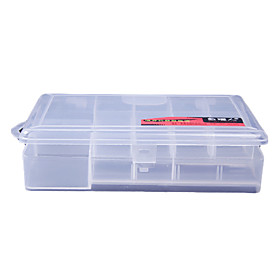 Transparent Lure Box Tackle Box (19 13.5 3.5cm)