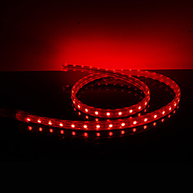Waterproof 10W/M 5050 SMD Red Light LED Strip Lamp (220V, Length Selectable)