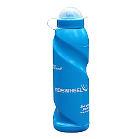 ROSWHEEL 700ML Extruded Plastic Water Bottle with Dustproof Cover 51398-BLU