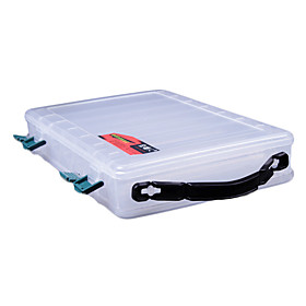 Transparent Portable Double Sides Lure Box Tackle Box (29 19 6cm)