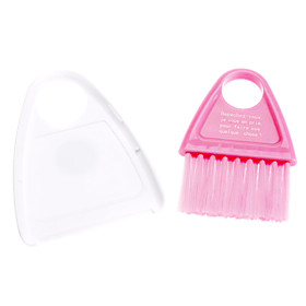 Kitchen Cleaning Mini Dustpan and Broom with Magnet (Random Color)