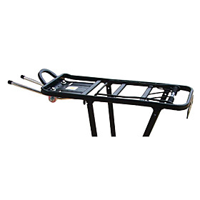 Bicycle Aluminum Alloy Adjustable Shelves with Two Support(Black) AA006