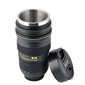 Novelty Simulation Nikon EF 24-70mm Camera Lens Style Mug Cup