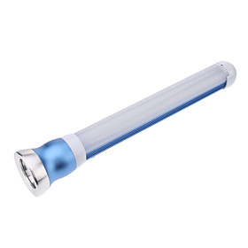 Rechargeable 4-Mode Red and White Warning Torch   3-Mode Cree R2 LED Flashlight Set (Assorted Colors)