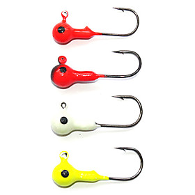 Metal Bait Jig Head 10g Sinking Fishing Lure (10pcs)