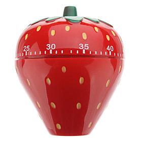 Strawberry Shaped 60-Minute Kitchen Cooking Mechanical Timer