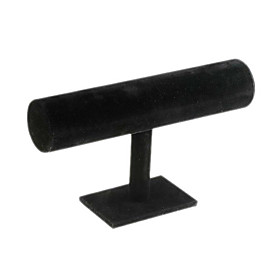 Black Velvet Bracelet T-Bar Jewelry Display Stand Rack