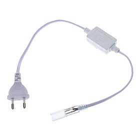 EU Plug Narrow Connector for High Voltage LED Strip Lights (220V)