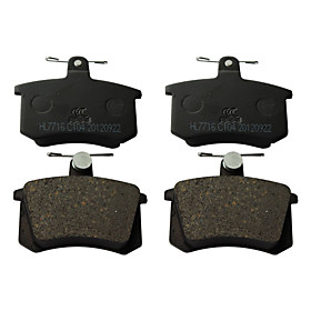 Rear Ceramic Brake Pad Set for Audi A4/6/8, Audi S4/6, Audi Cabriolet, Audi V8, Audi Quattro
