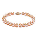 Rose 6.5-7 Mm Aa Bracelet De Perles D'eau Douce (dszz083)