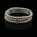 Rose 6.5-7 Mm Aa Bracelet De Perles D'eau Douce