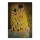 Extendi� La Pintura Al �leo Hecha A Mano - El Beso De Gustav Klimt 30 