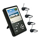 2.5  Quot;tft De 2,4 Ghz De Cuatro Canales Mp4 Dvr Beb� Monitor Kit Con 4x De Alfiler C�mara Inal�mbrica (szq392)