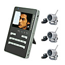 2.5  Quot;tft De 2,4 Ghz De Cuatro Canales Mp4 Beb� Monitor Kit De 3x Con C�mara De Visi�n Nocturna Inal�mbrica (szq381)