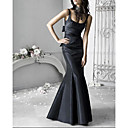 Trumpet / Mermaid Scoop Floor-length Sashes Taffeta Evening Dress / Prom Dress
