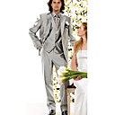 Two Button Single Breasted Notch Lapel Tuxedo Package / Jacket Pants & Vest /Black Tie ( SSP002 )