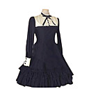 �l�gant Costume De Style �cossais � Manches Longues Robe Lolita Cosplay