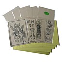 Livraison Gratuite 10 X Pratiques De Tatouage Et De Peaux De 20 X Papier Transfert
