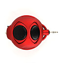 Cartoon Design Digital Speaker For IPOD/MP3 Player/PC/Notebook/DVD Player Red (GG-01)