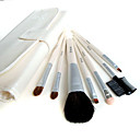 5 Jeux Brosse � Cheveux Mixtes Cosm�tiques Avec Mallette En Cuir Blanc Gratuit 790318m.w (hzs002)