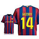 09-10 Barcelona Home No.14 Henry Soccer Jersey & Short Kit (GZZQH557)