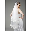 1 Layer Cathedral With Lace Wedding Veil