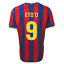 09-10 Barcelona Home No.9 Eto o Soccer Jersey & Short Kit (GZZQH554)