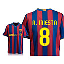 09-10 Barcelona Home No.8 A.Iniesta Soccer Jersey & Short Kit (GZZQH553)