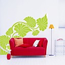Feuille De Lotus Vignette Mur Vert (0586-6940118552678)