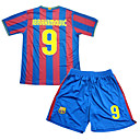 09-10 Barcelona Home No.9 Ibrahimovic Soccer Jersey & Short Kit (GZZQ112)