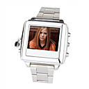 4gb 1.5  Quot;reproductor Mp4 Video Esp�a Reloj De Plata De La C�mara Filmadora (hmm032a)