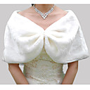 Sans Manches Fausse Fourrure Veste De Mari�e De Mari�e / Wrap (whpj0018-2024)