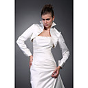 Manches Longues En Satin De Mari�e Veste / Poser De Mariage (wsm0412)