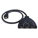 Hdmi Switch 3x1 (hdmi V1.3) Switcher, Le Type De Tire-bouchon (smqc079)