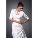3/4-length Manches En Satin Veste De Mari�e / Poser De Mariage (wsm0422)