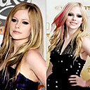 venta al por mayor peinado de Avril Lavigne personalizado - mano atada estilo de alta calidad a largo peluca sintética del pelo recto (tslr0910-036)