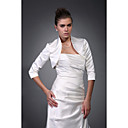 3/4-length Manches En Satin Veste De Mari�e / Poser De Mariage (wsm0420)