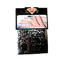 Nuevo Arte De U�as Negro Flake Glitter L�ser (part�culas Finas) (tslr0928-67)