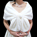 Sans Manches Fausse Fourrure Veste De Mari�e De Mari�e / Wrap (whpj0010-2028)