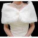 Sans Manches Fausse Fourrure Veste De Mari�e De Mari�e / Wrap (whpj0015-2050)